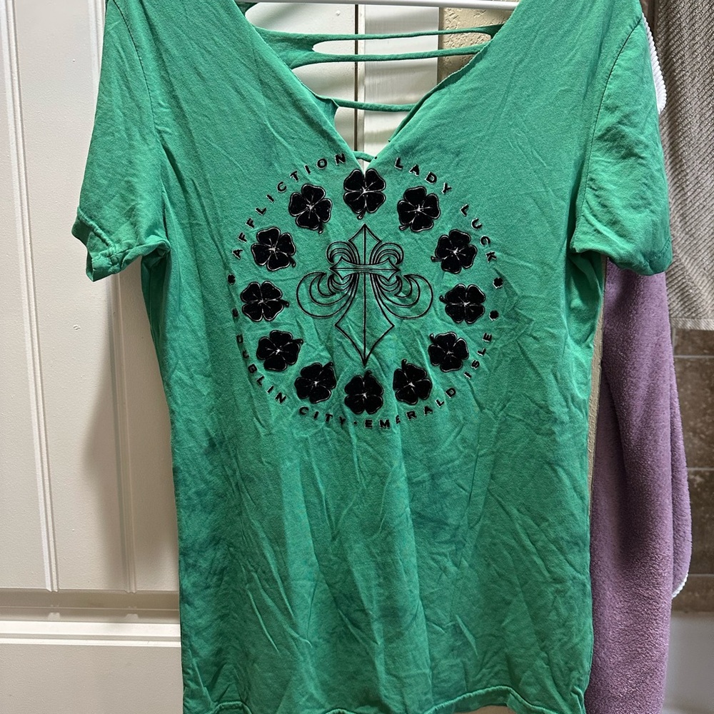 Affliction Emerald Graphic Tee